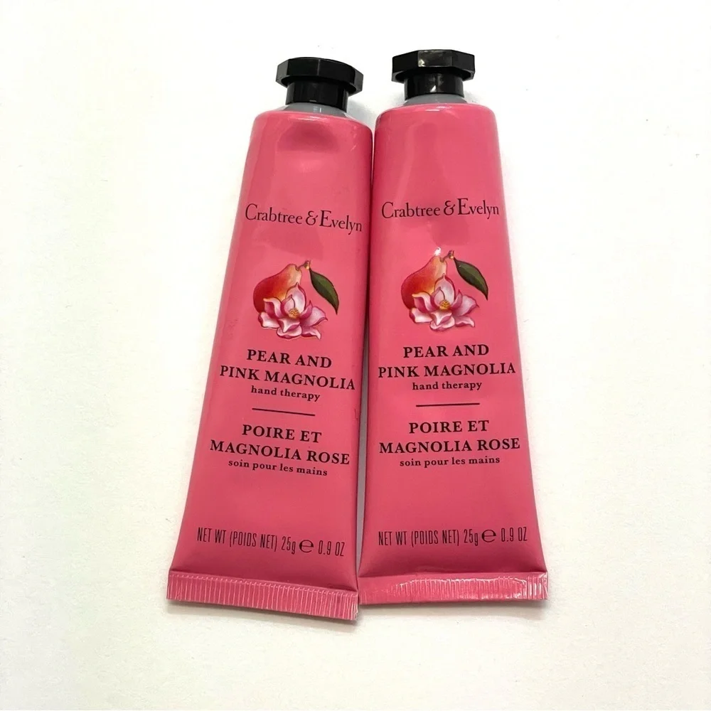 Crabtree & Evelyn Pear & Pink Magnolia Hand Therapy .9 oz Travel Size Lotion